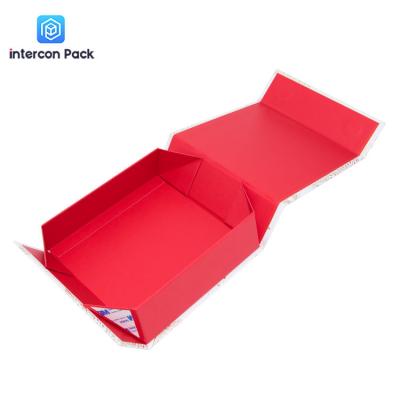 중국 Flip Folding Packaging Boxes 30x28x16cm , Customizable Color Wrapping Paper Gift Box 판매용