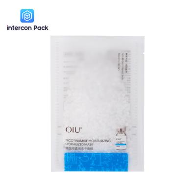 China Polyester Facial Mask Packaging Bags Recyclable D Met Printing for sale