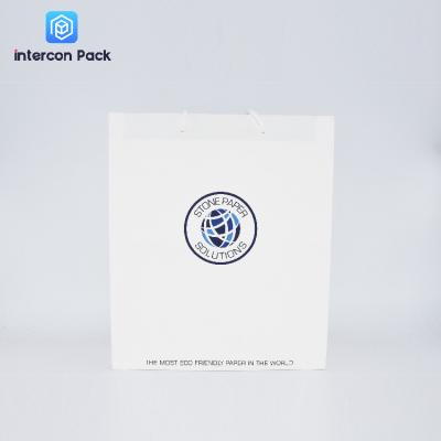 Cina prodotti di carta della carta della pietra di pollice di Tote Bag 10.63x8.27 della pietra 115gsm in vendita