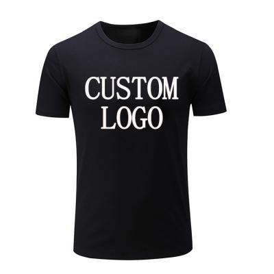 China high quality Anti-wrinkle gentleman plain short sleeve O-neck custom plus size men's blank t-shirt for sale