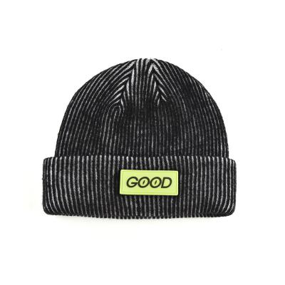 China COMMON Fashion Adults Acrylic Plain Knitted Custom Winter Beanie Hat Wholesale for sale