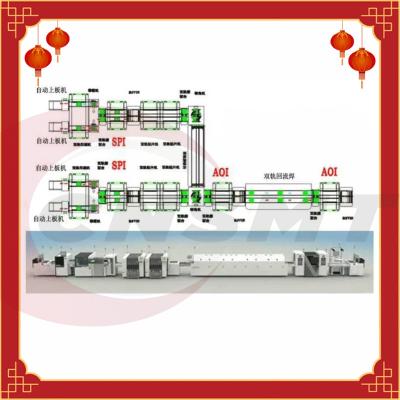 China AC 200V YSM20W YAMAHA SMD Assembly Line 95000CPH Energy Saving for sale