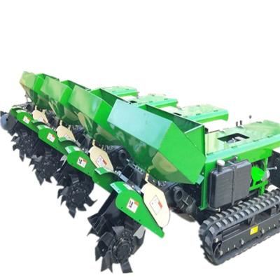 China Agricultural Self Propelled Crawler Type Farms Orchard Trencher And Fertilizer Machine for sale