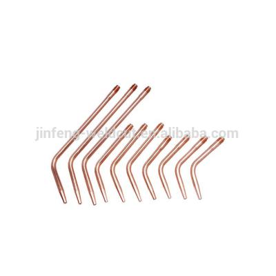 China Cut off copper solder nozzle tip, spot welding contact tip for sale