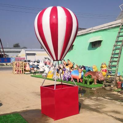 China Hot Europe Air Balloon Sculpture Pop Fiberglass Air Balloon Sculpture Party Baby Air Balloon Sculpture For Wedding Decoration for sale