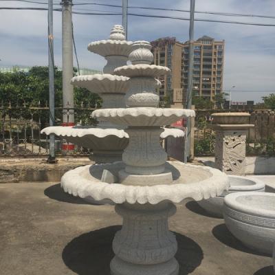 China Modern Garden Decor Fountain Stone Carving Plaza Statue White Marble Sculpture for sale