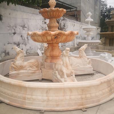 China China Factory Manufacturer High Quality Marble Modern Fountain Statues in Sculpture for Garden Decoration for sale