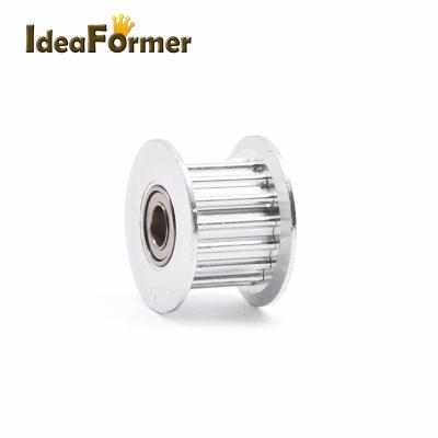 China 3D Printer Parts Aluminum Retail Idler 2GT Synchro Pulley Tooth Wheel Hole 6/10mm Gear Teeth Width 6/10mm 16/20 3/5mm for sale