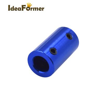 China Retail 5*5/5*8 Aluminum Alloy Flexible Shaft Aluminum Alloy Gear Blue Motor Coupler Flexible Coupling Motor Coupling for sale