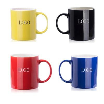 China Viable Photo Printing Custom Customized LOGO Printed Sublimation Coffee Porcelain Ceramic Mug for sale