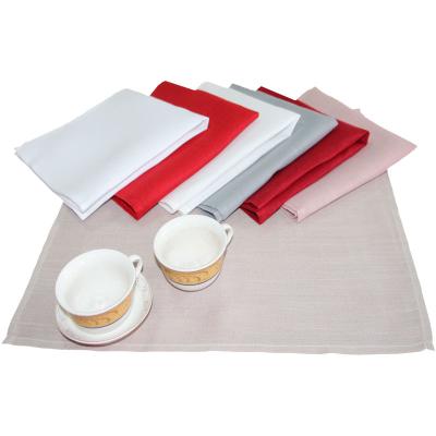 China Solid Color Non Disposable Modern Soft Cotton Cloth Linen Dining Napkins Towels For Wedding Party And Tea Party Kitchen for sale