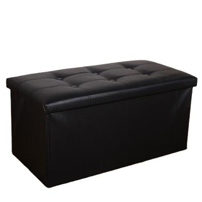 China Best selling modern pvc pouf panca stool storage stool for living room furniture for sale