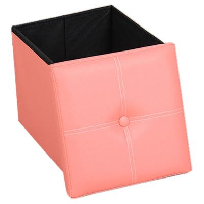 China Viable Collapsible Storage Boxes and Trash Cans of Large Capacity Toy Storage Pouf Organizer and Shoebox for sale