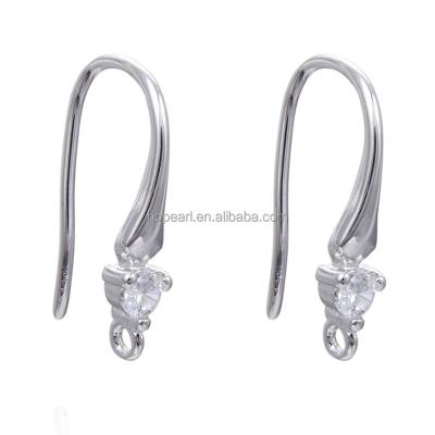 China French Simple Earring Jewelry Sterling Silver SSE316 Sterling Silver SSE316 Findings Hook Hook for sale