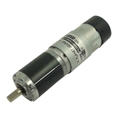 China Totally Enclosed 28mm 12v 24v DC Planetary Gear Motor With Encoder for sale