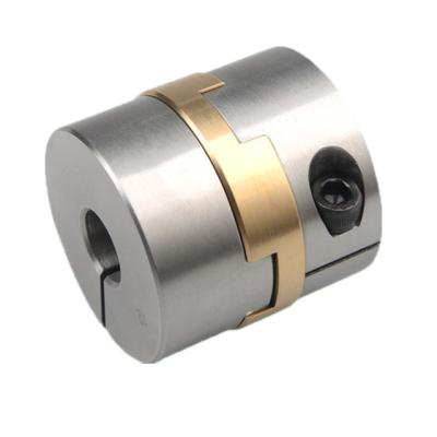 China Factory Gear Flange Type Oldham Aluminum Bronze Coupling For CNC Servo Step Motors for sale