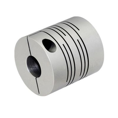 China Factory Aluminum Alloy High Strength Coupler Parallel Lines Flexible Flange Coupling For Encoder Stepmotor for sale