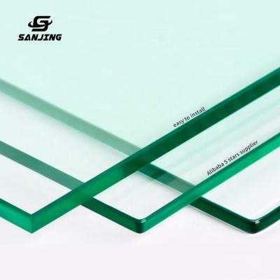 China Yard 10 mm 4mm glass-to-glass 5mm 6mm 8mm 10mm 12mm tempered 1 way building glass for sale