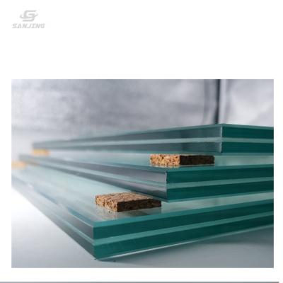 China Yard Sanjing glass tinted 6 6 pvb 662 laminated glass 6mm? for sale