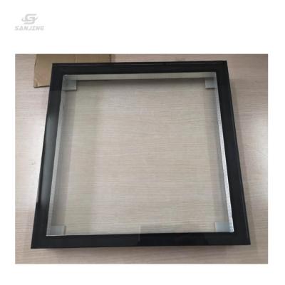 China Courtyard Sanjing Exterior Wall Panels Heatproof Steel Windows Insulated Glass for sale