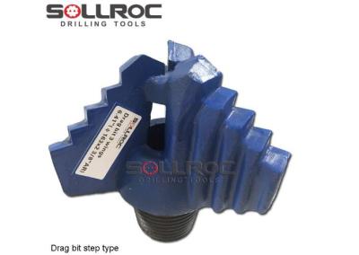 China SGS API REG Thread Tungstênio Carbide Step Drag Bits com 3 4 asas à venda