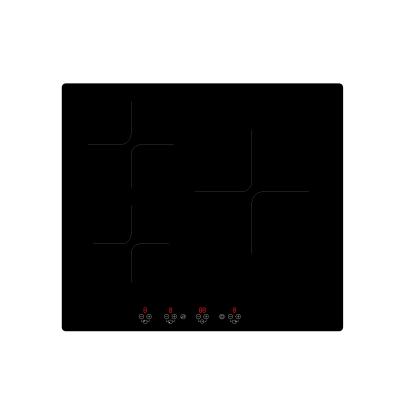 China Hotel Europe Hot Selling Black Glass Panel Sliding Touch Induction Cooker 3 Burner for sale