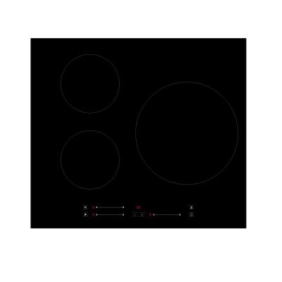 China Hot Hotel Selling Three Burners Built In Induction Cooker Hob Smart Cooktop Kitchen Appliance for sale