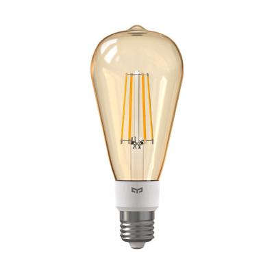 China YEELIGHT Xiaomi Lamp Residential Smart LED Filament Light Bulb, Remote Control Vintage Light Bulb, Works with Amazon Alexa, SmartThings for sale