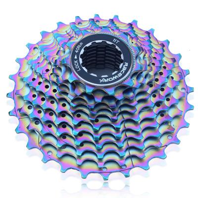 China RACEWORK seven color bicycle flywheel 11 speed road bike flywheel steel bicycle parts for Shimano kit 11s-28T cassette bicycle flywheel for sale