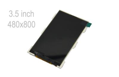 China 480X800 3.5'' TFT LCD Module   IPS Mode brightness 220 cd/m2 for sale