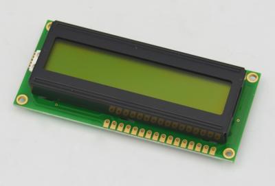 中国 ROHS 16x2 の特性 Lcd スクリーンの黄色緑の底バックライト 販売のため