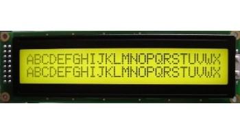 China Positive 40 x 2 Character LCD module , Transflective STN LCD display wide temperature for sale