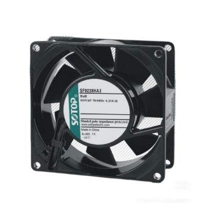 China SOTOP 9238 Industrial Exhaust Portable Ventilation Plastic Axial Fan 92x92x38mm for sale