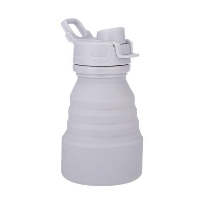 China 2022 New Viable Reusable Fashion BPA Free Silicone Collapsible Water Bottle For Travel Gym Camping Hike for sale