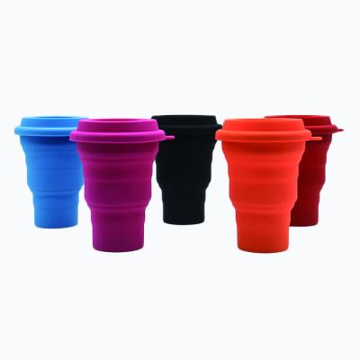 China Eco Fashion Sports Coffee Travel Viable Outdoor Cup Silicone Wholesale Collapsible Coffee Mug for sale