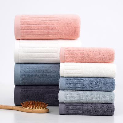 China XIAOAO Compressed High Grade Soft Absorbent Face Wash Towel Bath Towel Pure Cotton Towel for sale