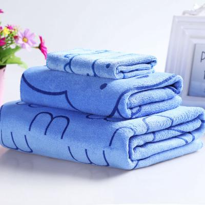 China High Quality Custom Microfiber Bath Towel Face Towel Hand Towel Set From XIAOAO China Hot Selling Wholesale Child Safe Factory for sale