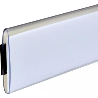 China Factory Outlet New Supermarket Durable Plastic Strip Magnetic Acrylic Price Tag for sale