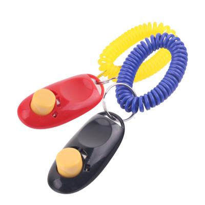 China Sustainable Pet Trainer, Pet Sounder Dog Training Equipment, Clicker Exercising With Wrist Strap for sale