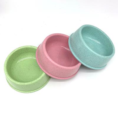 China Sustainable Dog Rolls Durable Plastic Non-Slip Pet Food Bowl Feeder Water Feeder Puppy Feeding Dispenser (Random 3Pcs Color) for sale