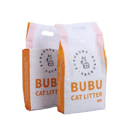 China Organic Sustainable Natural Plant Premium Cat Litter Tofu Cat Litter Pooling Renkat for sale