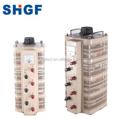 China SVC 3KVA-60KVA Variac TSGC2 Three Phase Automatic Voltage Regulator for sale