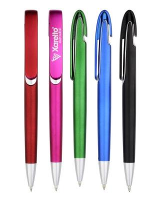 China twist mechanism promotional pen in metallic color from china factory for sale