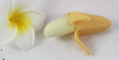 China kids promotional 3D banana eraser,various packing available for sale