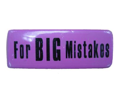 China big size jumbo rubber eraser for promotional use from china factory for sale