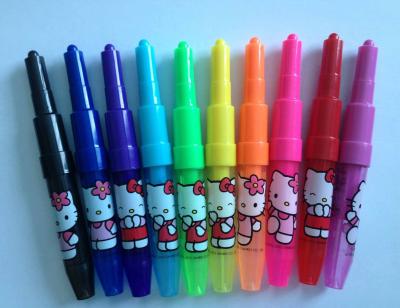 China Blow water color marker, kids blow style paint marker for sale