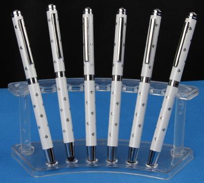 China promotional aluminum barrel engraved touch pen for sale