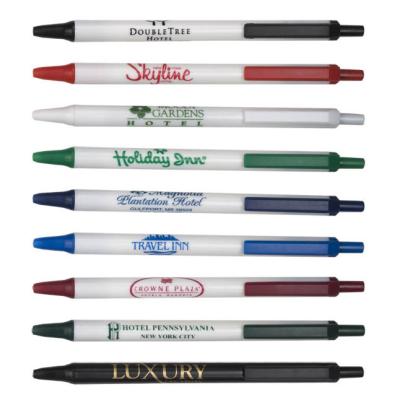 China simple style holiday inn hotel pen, chain hotel pen, hotel logo pen for sale