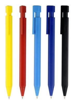 China promotional gift use plastic solid color pen,solid color ball point pen for sale