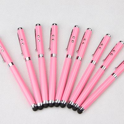 China multi functional metal light ball pen with touch tip for sale